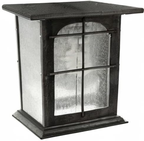 Collection Brimfield 1-Light Aged Iron Outdoor Wall Lantern | Lumora
