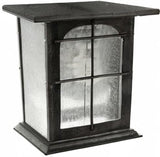 Collection Brimfield 1-Light Aged Iron Outdoor Wall Lantern | Lumora