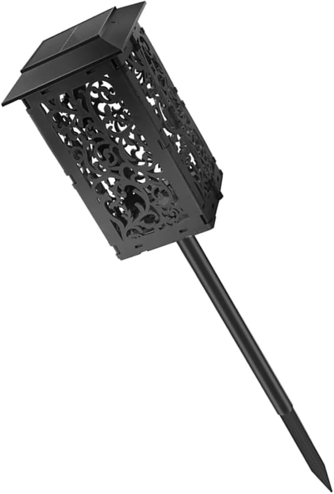balacoo LED Solar Garden Light Outdoor Ground Lamp Easy Install Solar Lawn Light for Patio Pathway Landscape Decor for Parks and Villas