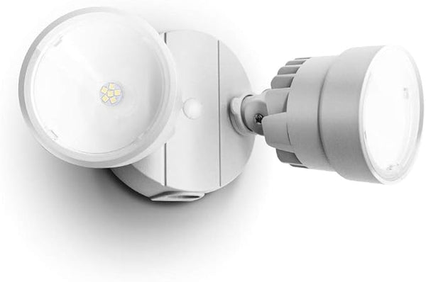 LUTEC P6221W 2000 Lumen 18 Watt 28 LED Dual-Head Flood Light Outdoor, Waterproof Exterior Security Wall Light for | Lumora