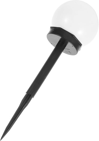 Solar Lawn Light Ball Bulb Outdoor Ground Plug Solar Pathway Lamp Waterproof Warm White for Yard and Patio
