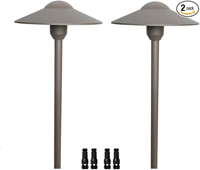 Arrownine Cast Aluminum Low Voltage Outdoor Pathway Light Walkway Landscape Path Lights Included Ground Spike,Wire | Lumora