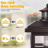 16” Motion Sensor Modern Exterior Light Bronze Outside Porch Lights