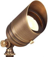 VOLT 12V Brass Fat Boy LED Outdoor Spotlight 6-Pack Kit (Bronze) with 150W Low Voltage Transformer for Landscape | Lumora