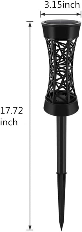 4 Pack Solar Pathway Lights Outdoor, Solar Landscape Garden Lights, Decorative Solar Lights Waterproof Garden Lamps for Patio Yard Driveway Lawn