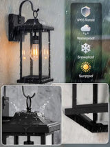 Extra Large Exterior Lighting Fixtures 21 Inch Matte Black