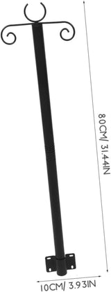 Totority 2sets Outdoor Hanging Light Support Rods Heavy Duty Poles for String Lights and Bird Feeders Easy | Lumora