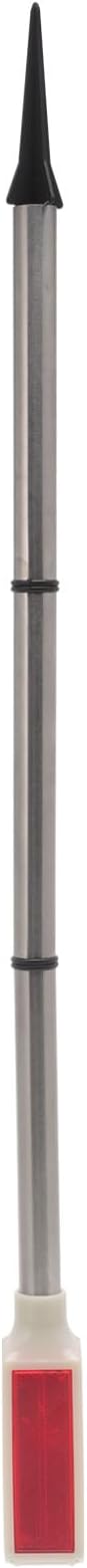 Solar Driveway Marker Lights (Red LED) - 30" Metal Solar Road Stakes for Snow, Path, Garden Edge - Waterproof Night | Lumora