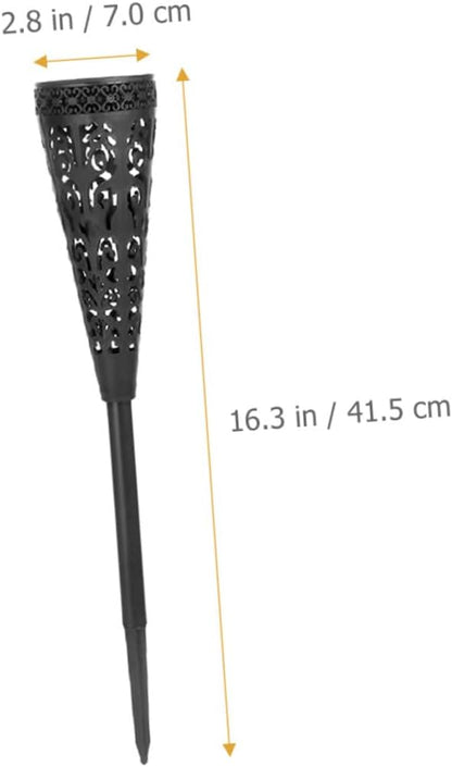 4pcs Solar Pathway Lights LED Outdoor Solar Yard Lawn Path Lights Waterproof Decorative Garden Patio with Warm White Projection