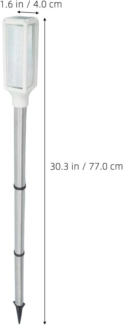 Milisten Solar Stake Lamp for Garden and Yard Outdoor Solar Pathway Light with LED for Patio and Lawn Lighting