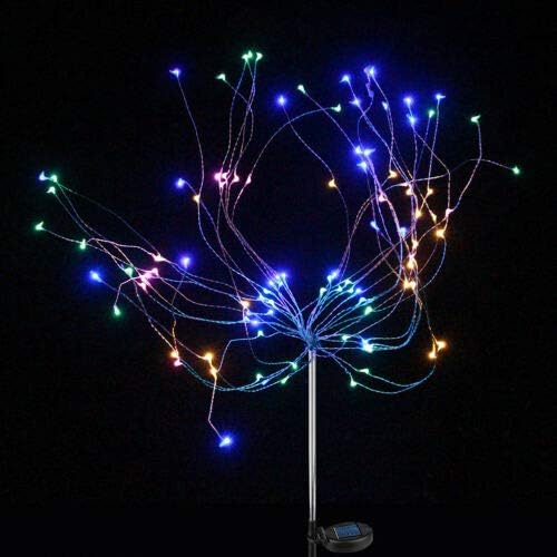 TDA Solar Firework Light Outdoor Garden Decorative Solar Lights Stake Fireworks Stars for Walkway Pathway Backyard | Lumora