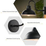 Barn Light Outdoor Wall Lights 8" Exterior Lighting Fixtures 2 Pack