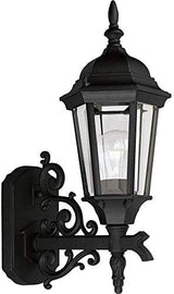 Progress Lighting Welbourne Collection 1-Light Clear Beveled Glass Traditional Outdoor Small Wall Lantern Light | Lumora
