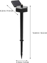 VICASKY 2pcs Solar Garden Pathway Lights Outdoor LED Waterproof Lawn Stake Lamps for Yard and Patio Decorative | Lumora