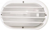 Solus S76WF Nautical Oblong Outdoor Wall Mount Light – Black or White, Composite, Frosted Diffuser – LED Bulb | Lumora