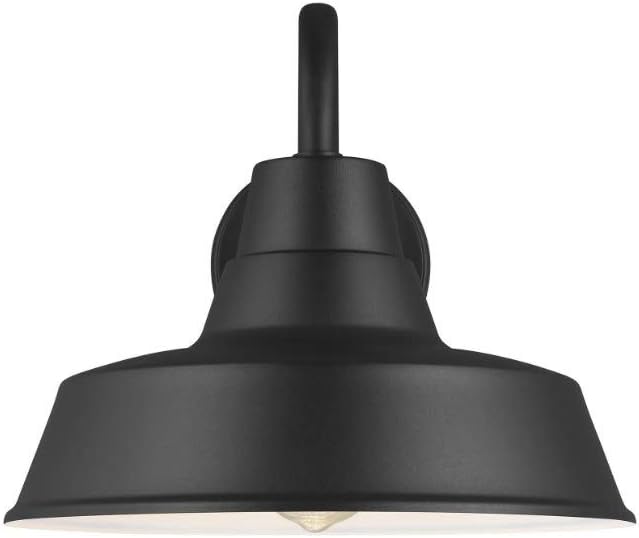 Sea Gull Lighting Barn Light-1 Light Medium Outdoor Wall Lantern in Traditional Style-12 Inch Wide by 10.63 Inch | Lumora