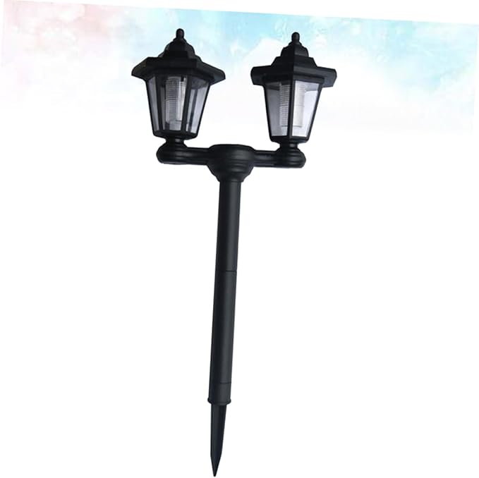 Dual Head Ground Solar Pathway Lights Solar Garden Lights for Outside for Lawn Garden Decor