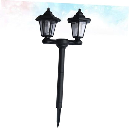 Dual Head Ground Solar Pathway Lights Solar Garden Lights for Outside for Lawn Garden Decor