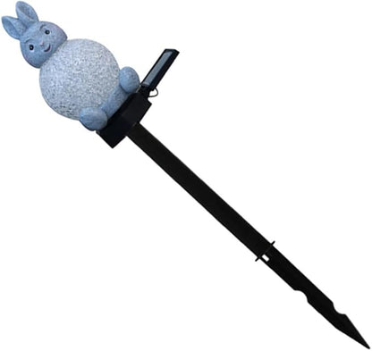 Led Rabbit Garden Decor Solar Pathway Lights Landscape Lighting Driveway Lights Changing Outdoor Lamp