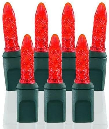 Pro Christmas M5 LED Christmas Lights - 70 Count Mini 5mm String Lights - Professional Grade Indoor/Outdoor Commercial Holiday Light Set for Trees, Bushes, & Décor - Red
