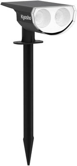 Kyosho Solar Spot Lights Outdoor Warm White, 38 LEDs Solar Landscape Lights IP67 Waterproof, 2-in-1 Outdoor | Lumora