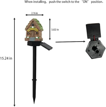 Solar Lights Outdoor Waterproof，Outdoor Decorations，Garden Lights for Yard, Patio, Landscape, Planter, Balcony.