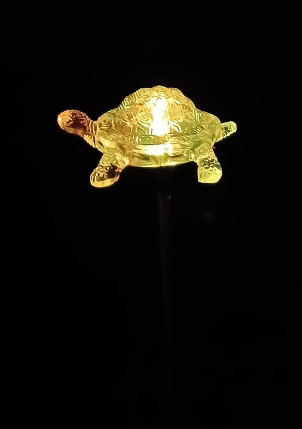 Starry Illuminate 1 PCS Solar Color Changing Turtle Style Garden Stake Light