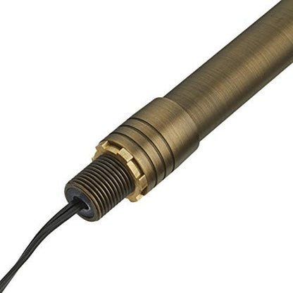VOLT 12V Brass Max Spread LED Outdoor Path Light 4-Pack Expansion Kit (Bronze) for Low Voltage Landscape Lighting on Outdoor Pathway, Walkway, Garden, Driveway or Patio