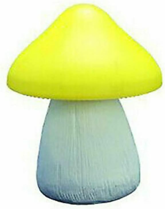 AOLI Solar Mushroom LED Light Waterproof Outdoor Garden Yard Landscape Lamp Decor (Yellow)