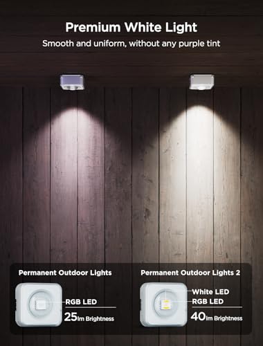 Govee Permanent Outdoor Lights 2, 150ft RGBIC Outdoor Lights with 100 Modes (Pack of 2)