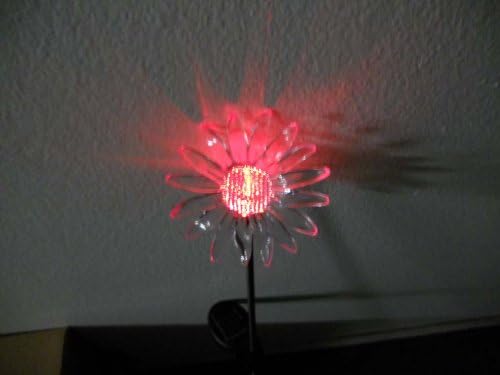 Set of 1 Solar Garden Stake Lights with Color Changing LED or Regular White LED Landscape Path Lights (1 Piece) (Sunflower)