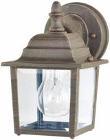 Maxim Cast-One Light Outdoor Wall Mount in Early American Style-5.5 Inches Wide by 8.5 inches high-Rust Patina | Lumora