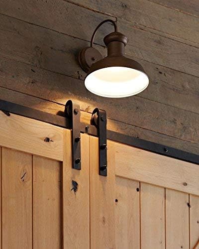 Sea Gull Lighting 8647701-44 Fredricksburg One-Light Outdoor Wall Lantern, Weathered Copper Finish,Large
