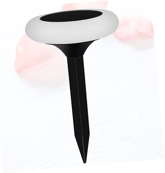 Angoily RGB Solar Ground Plug Light Colorful Outdoor Pathway Lamp for Garden Driveway Durable Landscape Light Easy Installation for Courtyards Parks