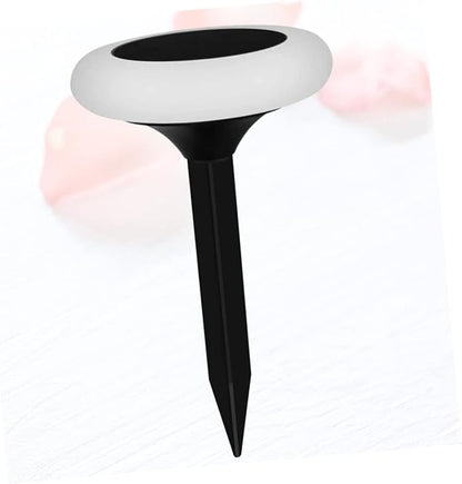 Angoily RGB Solar Ground Plug Light Colorful Outdoor Pathway Lamp for Garden Driveway Durable Landscape Light Easy Installation for Courtyards Parks