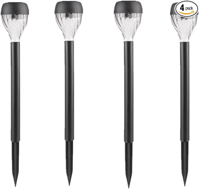Solar Pathway Lights LED Solar Light IP44 Waterproof Landscape Lighting for Patio Driveway Decor (Colorful*4PCS)