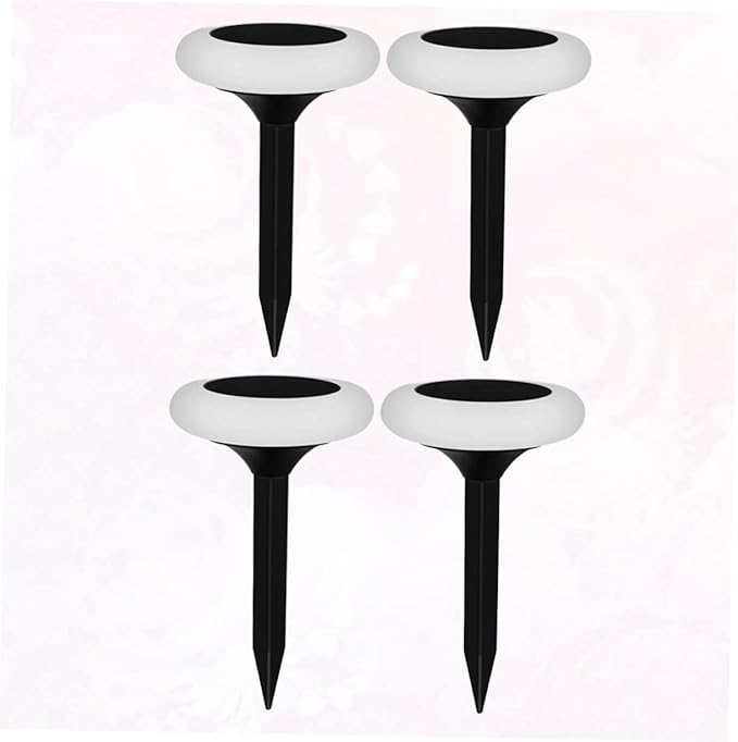 Gadpiparty 4pcs Energy-Saving Solar Pathway Lamp RGB Solar Lamp for Driveway Patio Decorations | Lumora