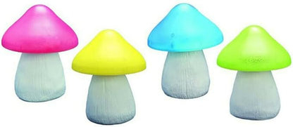 AOLI Solar Mushroom LED Light Waterproof Outdoor Garden Yard Landscape Lamp Decor (Red)
