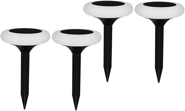 ARTIBETTER 4Pcs RGB Colorful Solar Ground Plug Lights Outdoor Solar Pathway Lamps for Garden Lawn Driveway Easy | Lumora