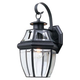 Generation Lighting Lancaster 1-Light 14-Inch Outdoor Wall Lantern in Black