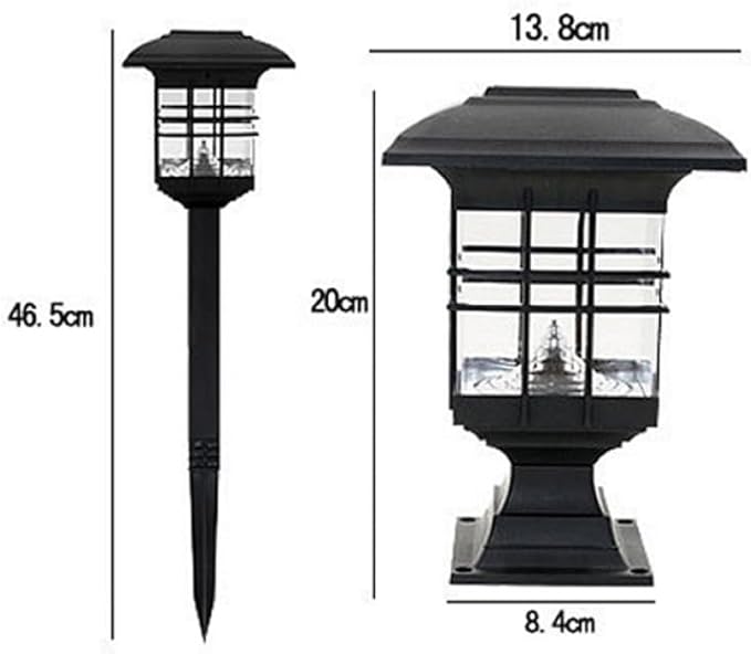 Led Solar Garden Light Outdoor Solar Pathway Lights for Patio Driveway Energy-Saving Landscape Lighting