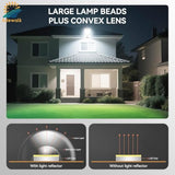 Adewalk 5000W Solar Lights Outdoor - 7000K LED Solar Street Lights Outdoor with Motion Sensor and Remote Control, IP66 Waterproof, Dusk to Dawn for Yard, Patio (1)