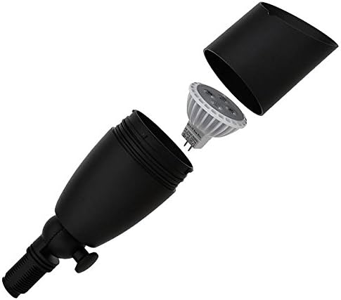 MarsLG ALS1 Aluminum Low Voltage Landscape Directional Spot Up Light in Black Finish - Outdoor Security Flood Light | Lumora