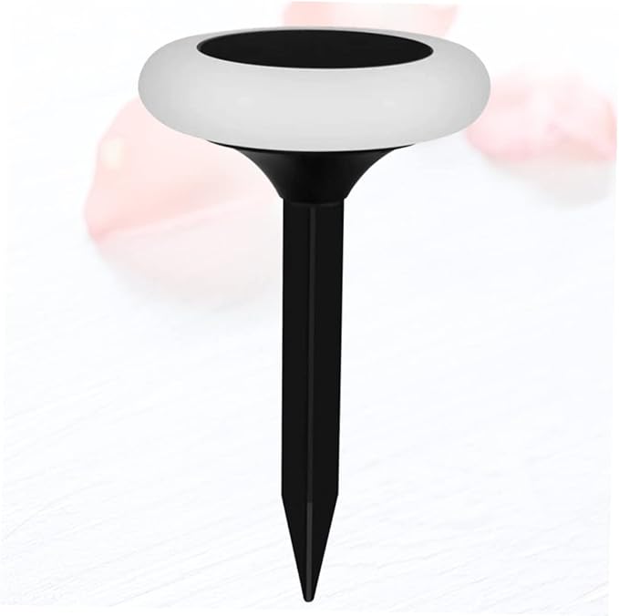 POPETPOP Solar RGB Colorful Ground Light Outdoor Solar Pathway Lamp for Garden Driveway and Landscape Lighting Modes and Easy Installation