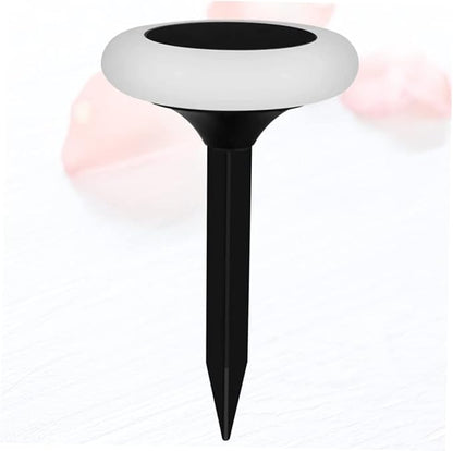 POPETPOP Solar RGB Colorful Ground Light Outdoor Solar Pathway Lamp for Garden Driveway and Landscape Lighting Modes and Easy Installation