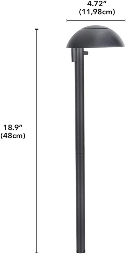 Sterno Home, Black Paradise GL22811BK Low Voltage Cast Aluminum 11-Watt Bala, Outdoor Garden Lighting