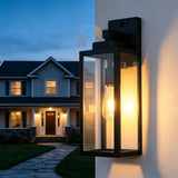 15 Inch Motion Sensor Dawn to Dusk Outdoor Sensor Light Fixture Waterproof Porch Lights Anti-Rust Exterior Wall Mount Light Outdoor Wall Lantern for Patio Front Door Garage