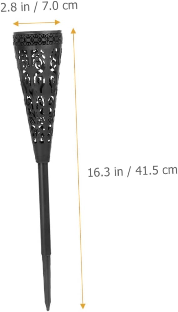 Veemoon 4pcs Solar Pathway Lights Outdoor Garden Lawn LED Landscape Lighting Waterproof Solar Powered Decorative Yard Patio Lights with Warm White Projection