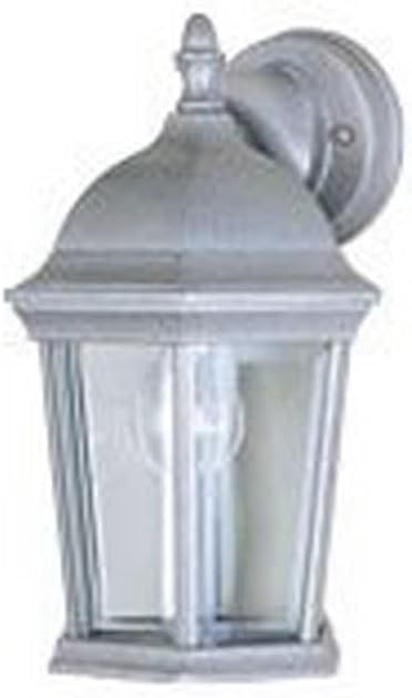 Maxim Cast-One Light Outdoor Wall Mount in Early American Style-8 Inches Wide by 12 inches high-Pewter Finish | Lumora