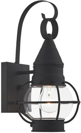 Livex Lighting 26900-04 Transitional One Light Outdoor Wall Lantern from Newburyport Collection in Black Finish | Lumora